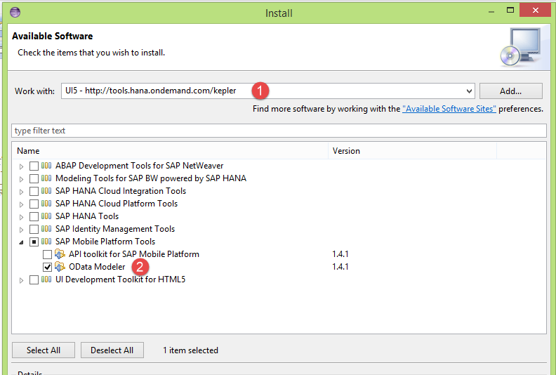 How to install OData Modeler in SAPUI5 - 第2张 | 优通SAP How to install OData Modeler in SAPUI5 - 第2张 | 优通SAP
