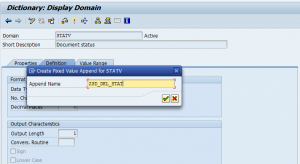 Fixed Value Append in SAP ABAP Domains - 第4张  | 优通SAP