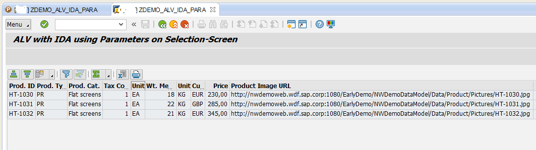How to set PARAMETERS to the ALV with IDA on HANA - 第6张  | 优通SAP