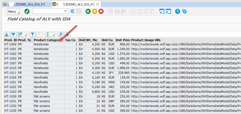 How to modify default field catalog of ABAP ALV with IDA on HANA - 第3张  | 优通SAP