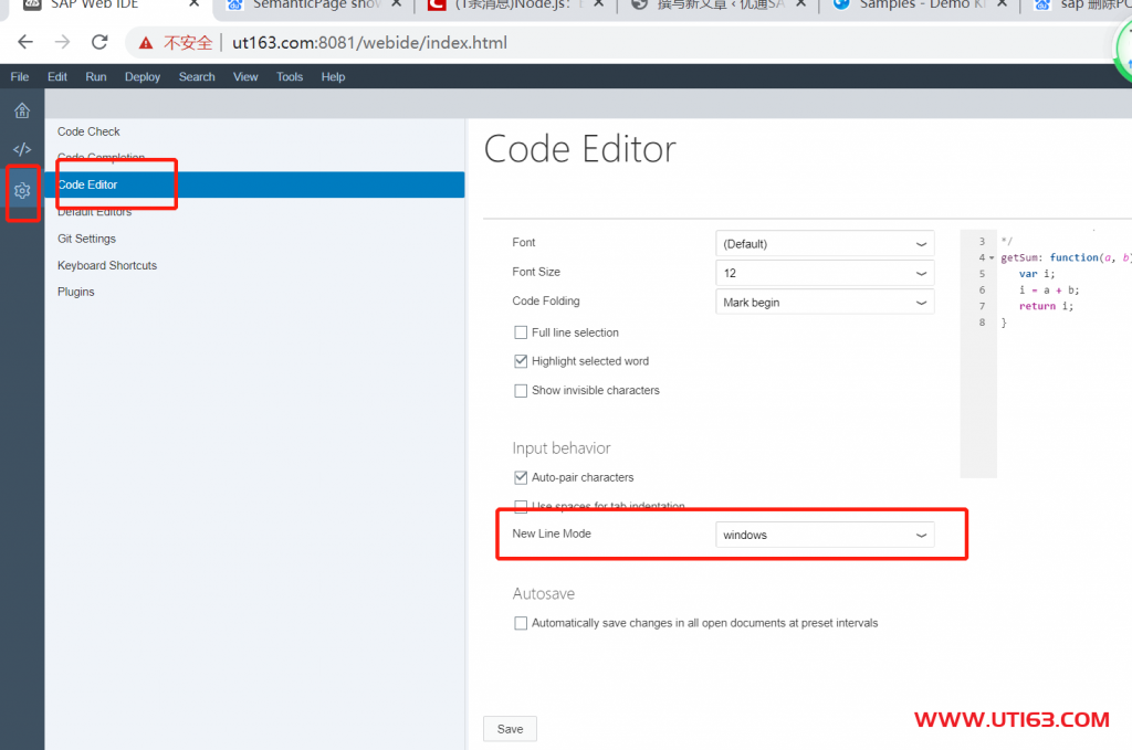 SAP WEB IDE编辑器报错 - 第3张  | 优通SAP
