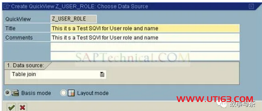 SQVI快速配置ALV报表 - 第2张  | 优通SAP